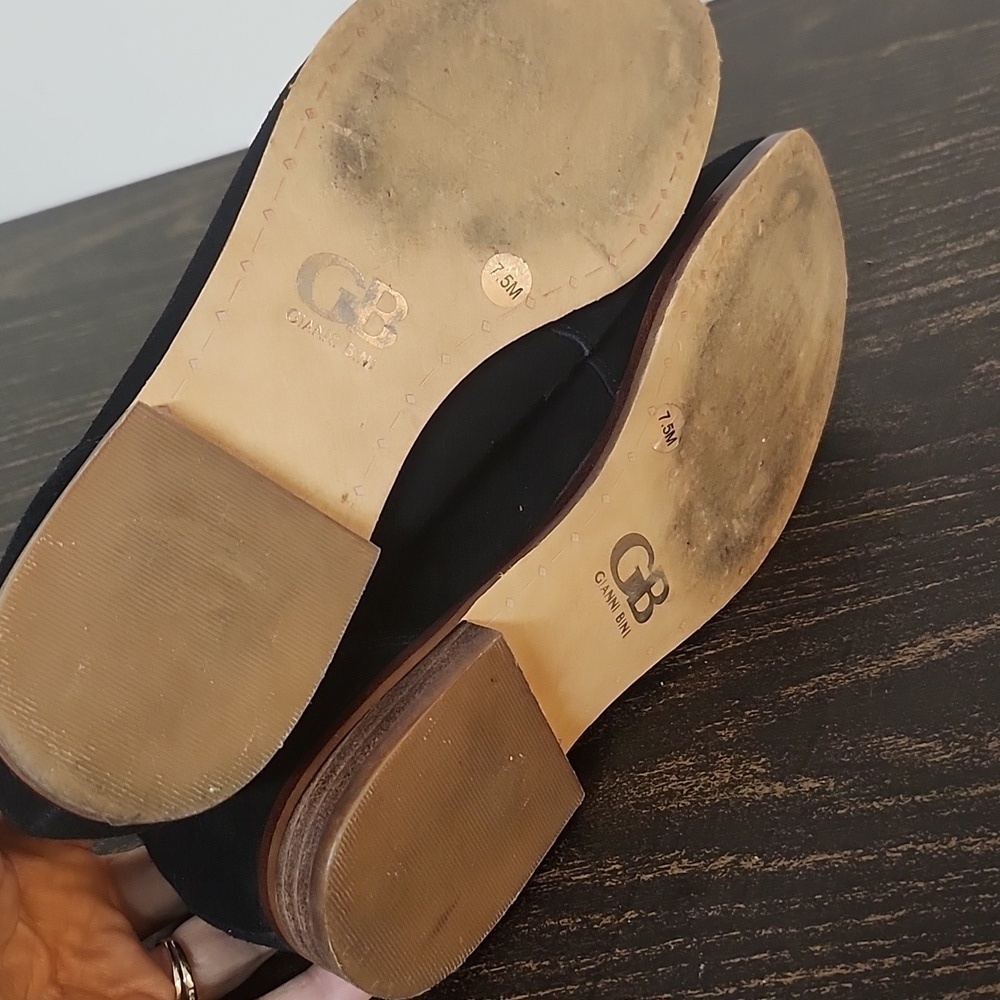 GIANNI BINI Suede Penny Loafers 7.5 - Picture 4 of 4